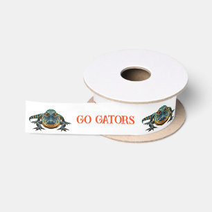 Alligator - Go Gators Satin Ribbon