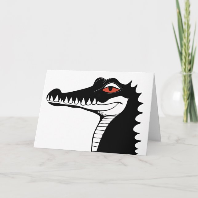 Alligator Greeting card (Front)