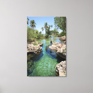 Alligator Hole, Black River Town, Jamaica Canvas Print
