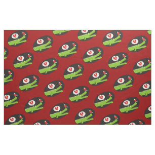 Alligator in Love Fabric