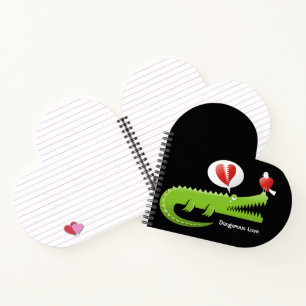 Alligator in Love Notebook