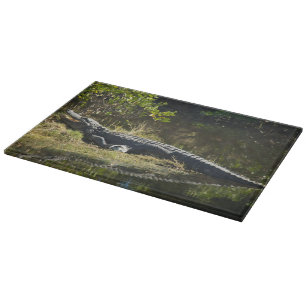 Alligator in the Sun Cutting Board