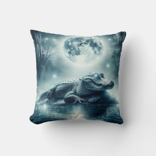 Alligator-Inspired Pillow