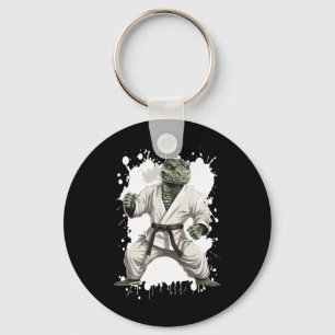Alligator Karate Animal Fighter Judo Key Ring