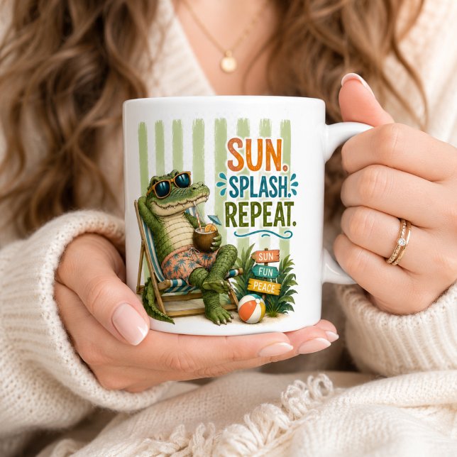 Alligator  large coffee mug (Creator Uploaded)