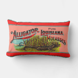 Alligator Louisiana Molasses Lumbar Cushion