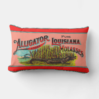 Alligator Louisiana Molasses Lumbar Cushion