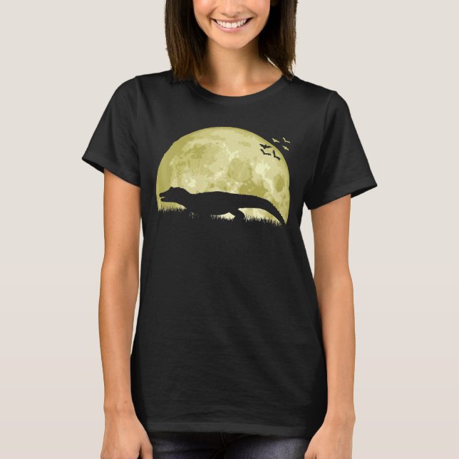 Alligator Moon Light Night T-Shirt (Front)
