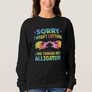 Alligator Outfit for Crocodile Lovers Apparel Wome Sweatshirt
