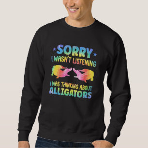 Alligator Outfit for Crocodile Lovers Apparel Wome Sweatshirt
