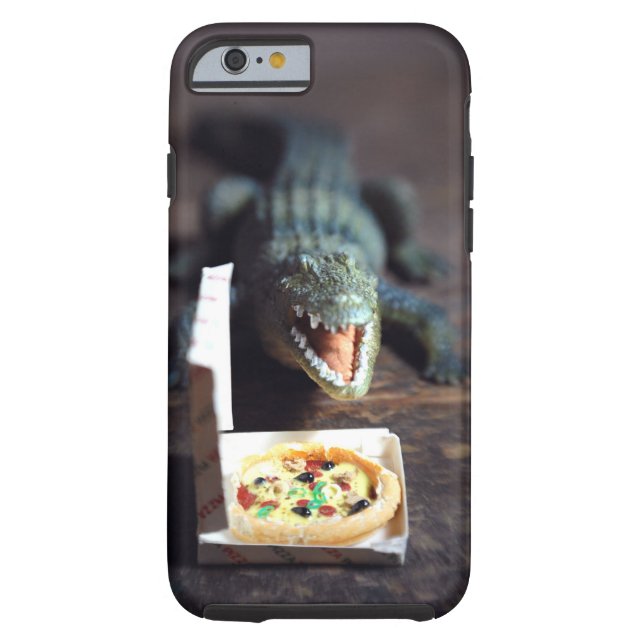 Alligator Pizza Party Phonecase Case-Mate iPhone Case (Back)