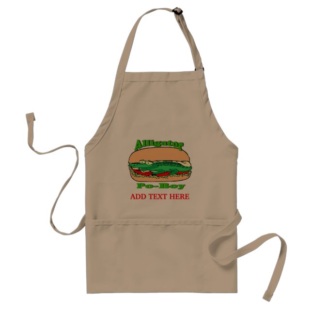 Alligator Po-Boy Standard Apron (Front)
