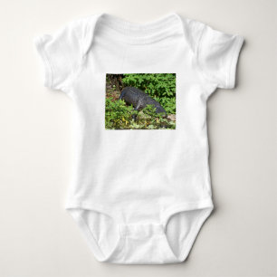 Alligator Silver River Baby Bodysuit