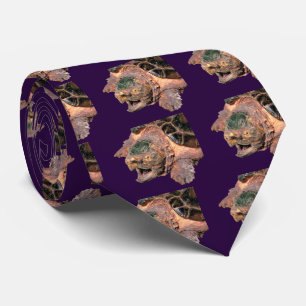 Alligator snapping turtle tie