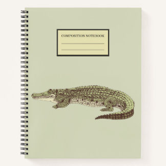 Alligator Spiral Notebook