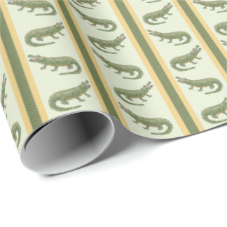 Alligator Stripe Wrapping Paper
