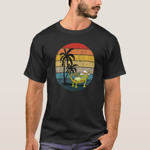 Alligator Tanning Retro Sunset Sunbathing T-Shirt