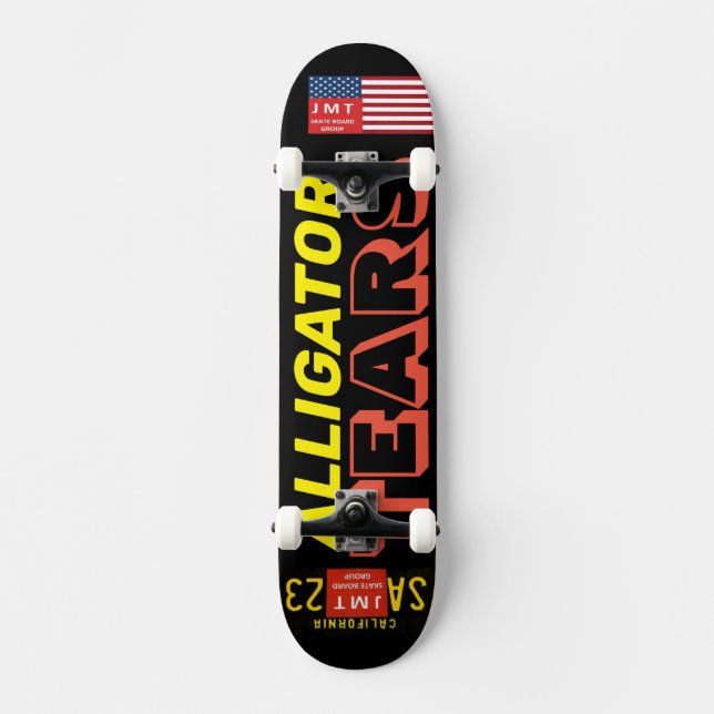 ALLIGATOR TEARS Skateboard (Front)