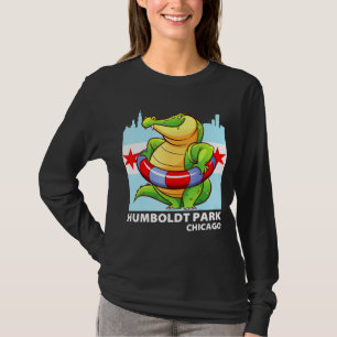 Alligator Watch Chicago Humboldt Park Lagoon Rescu T-Shirt