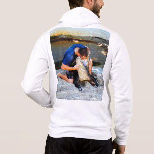 alligator wrestler with his head in the mouth hoodie