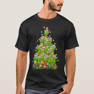 Alligator  Xmas Lights Santa Alligator Christmas T T-Shirt