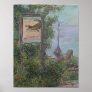 ALLIGATORS! BE CAREFUL! Poster