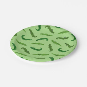 Alligators Paper Plate