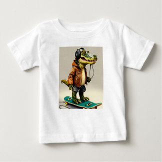 "Alligators Sunning: A Slice of Florida Life" Baby T-Shirt