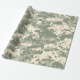 Allin Grey "DIGITAL CAMO" Wrapping Paper