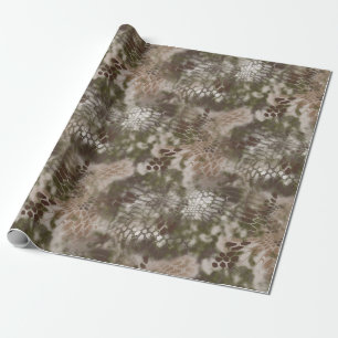 Allin Grey "WHEAT CAMO" Wrapping Paper