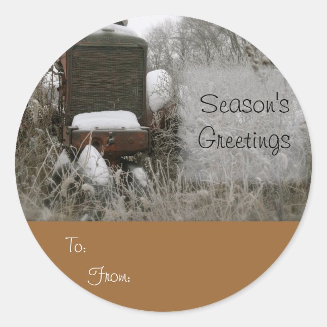 Allis Chalmers Chritsmas Gift Tag (Front)