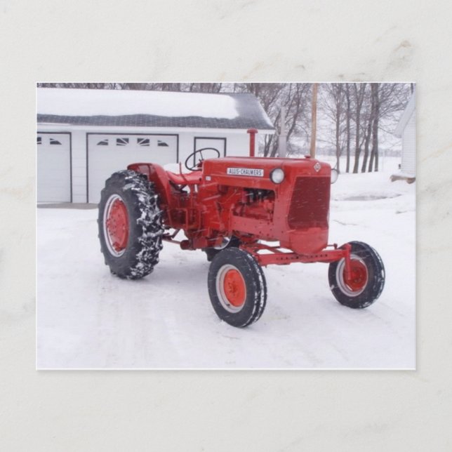 Allis Chalmers D-17 Postcard (Front)