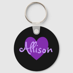 Allison in Purple Key Ring