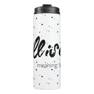Allison Name Meaning Minimal Modern Black Girl Cup