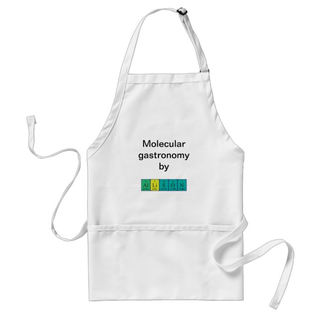 Allison periodic table name apron (Front)