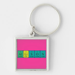 Allison periodic table name keyring