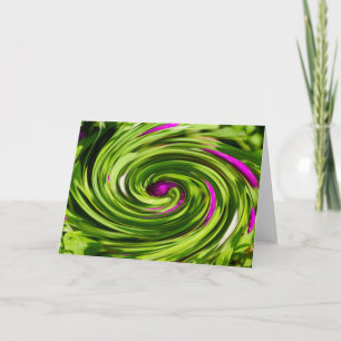 Allium Abstract Card