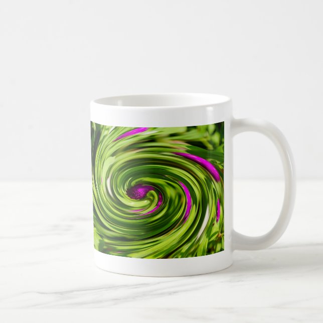 Allium Abstract Coffee Mug (Right)