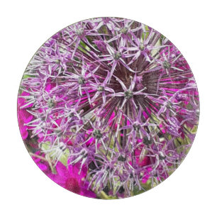 Allium & Summer Flowers Cutting Board