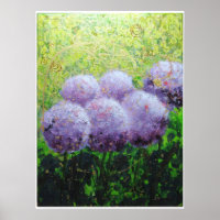 Alliums at Laycock - Bee Lilli  Semi Gloss 18x24
