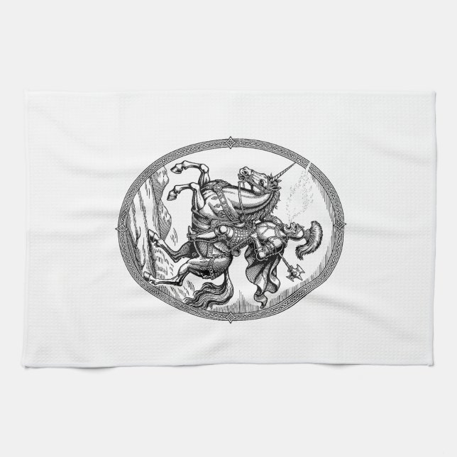 Alloces The Fire-Breathing Marshal Tea Towel (Horizontal)