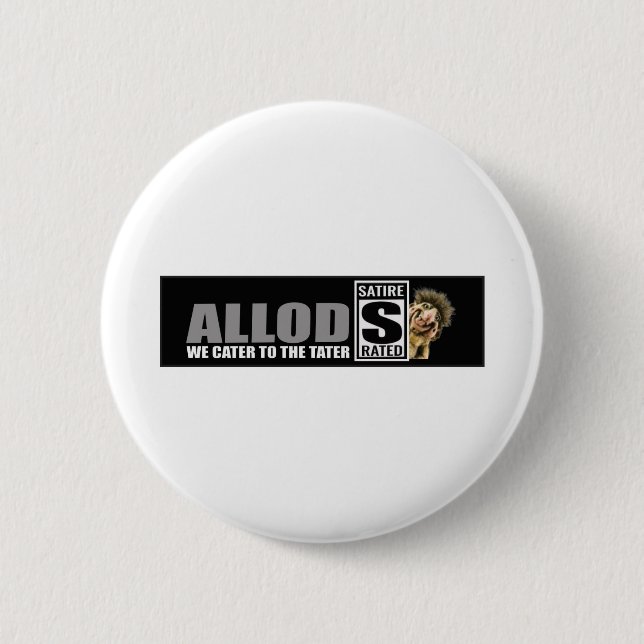 ALLOD Satire logo merch 6 Cm Round Badge (Front)