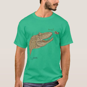 Allosaurus Boop T-shirt Front Only Design