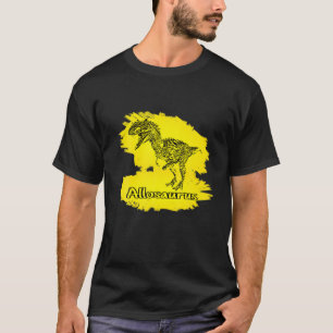 Allosaurus Dinosaur Motif Prehistoric Predator Din T-Shirt