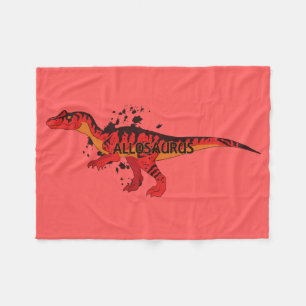 Allosaurus Fleece Blanket
