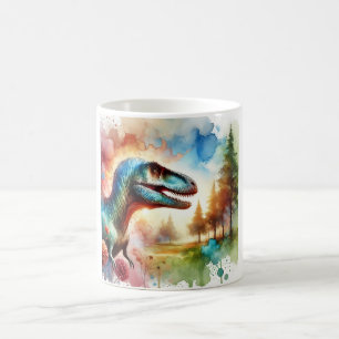 Allosaurus Majesty 100724AREF112 - Watercolor Coffee Mug
