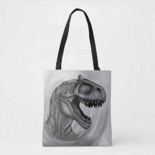 Allosaurus Sketch Tote Bag