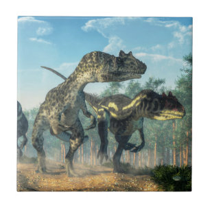 Allosauruses Tile