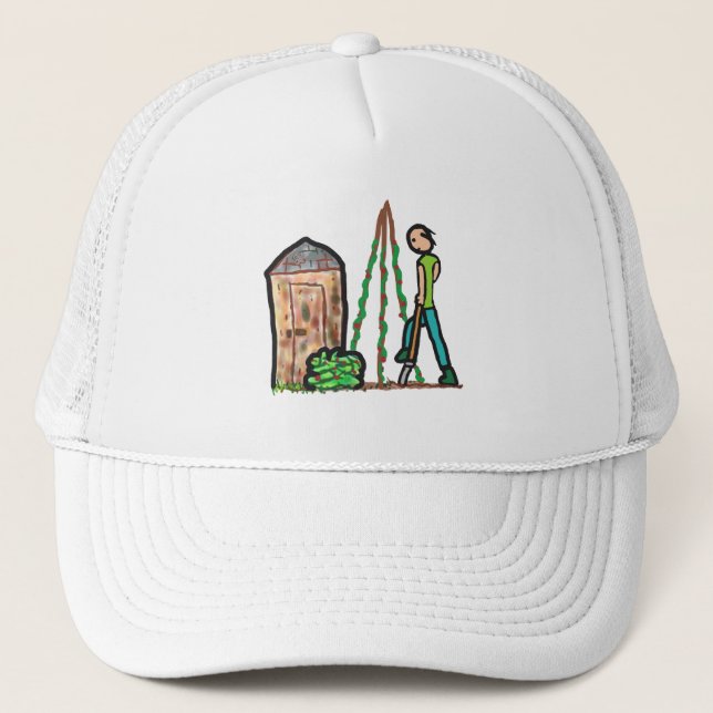 Allotment Gardening Trucker Hat (Front)