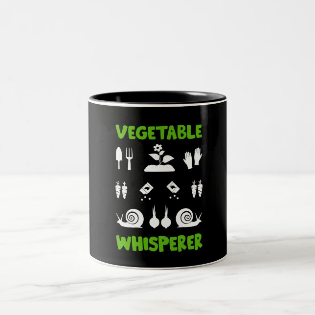 Allotment Gardening Two-Tone Coffee Mug (Center)